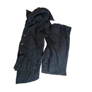 Donna Karan Sleepwear 100% cotton black pajama set size S